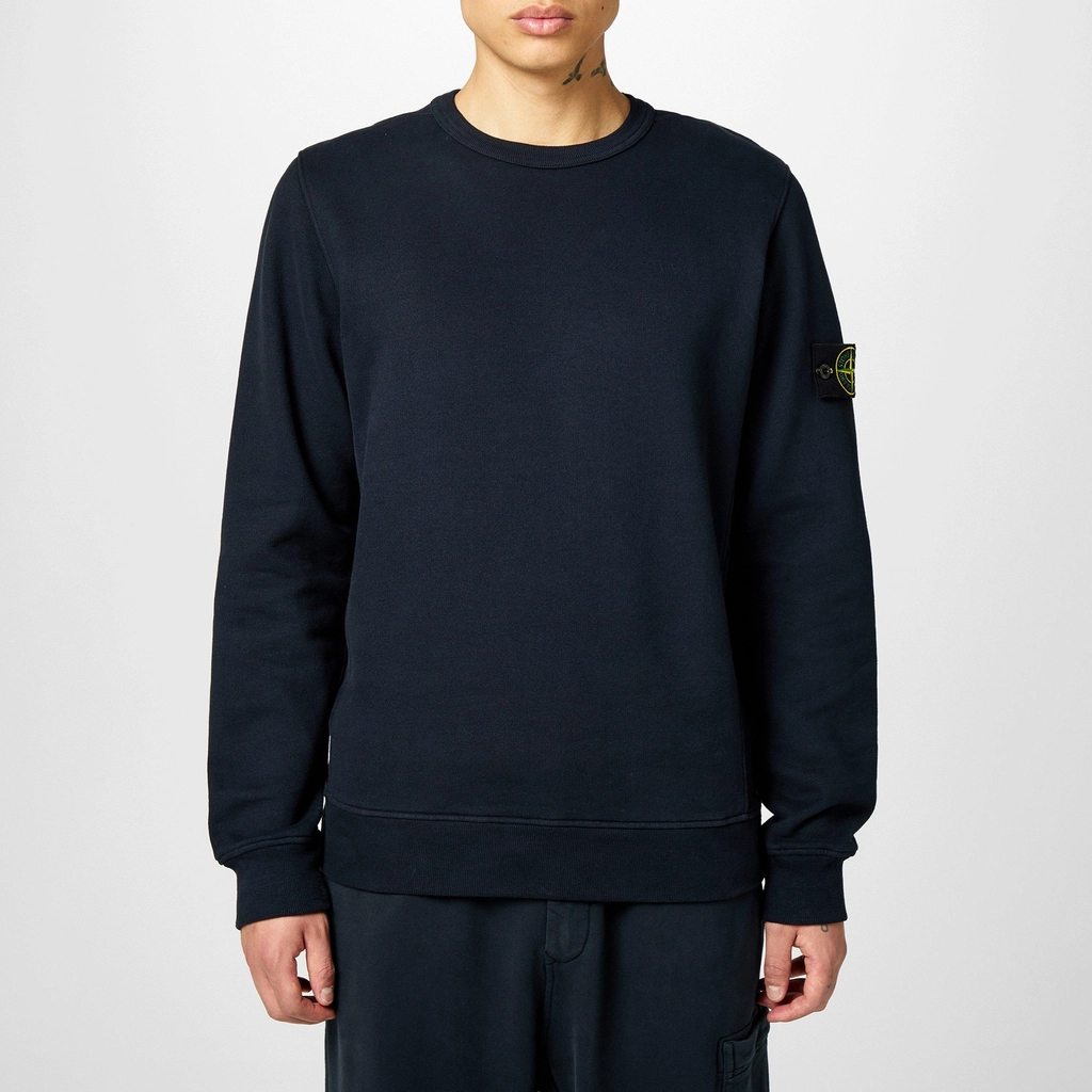 Stone Island Crew Neck Sweatshirt - Blu V0020